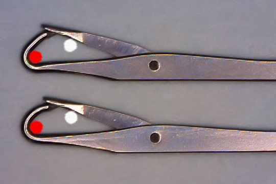 Upper Drawing: Modified shaped hook Down: Backward hook